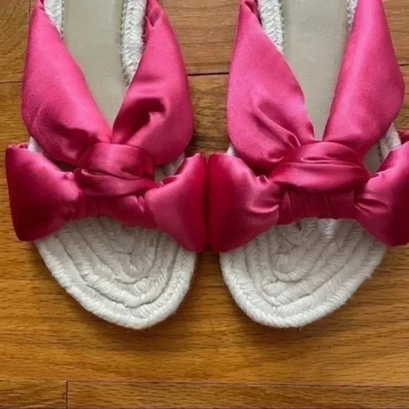 Seychelles satin slide sandals Fuchsia 7.5 - Picture 4 of 4